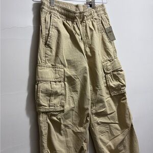 Kids Tan Cargo Pants